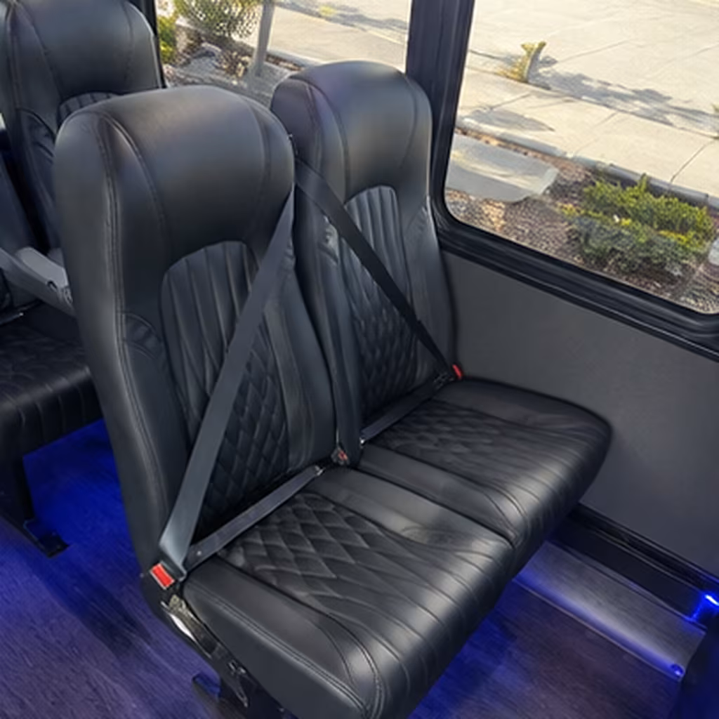 st george 25 passenger minibus interior