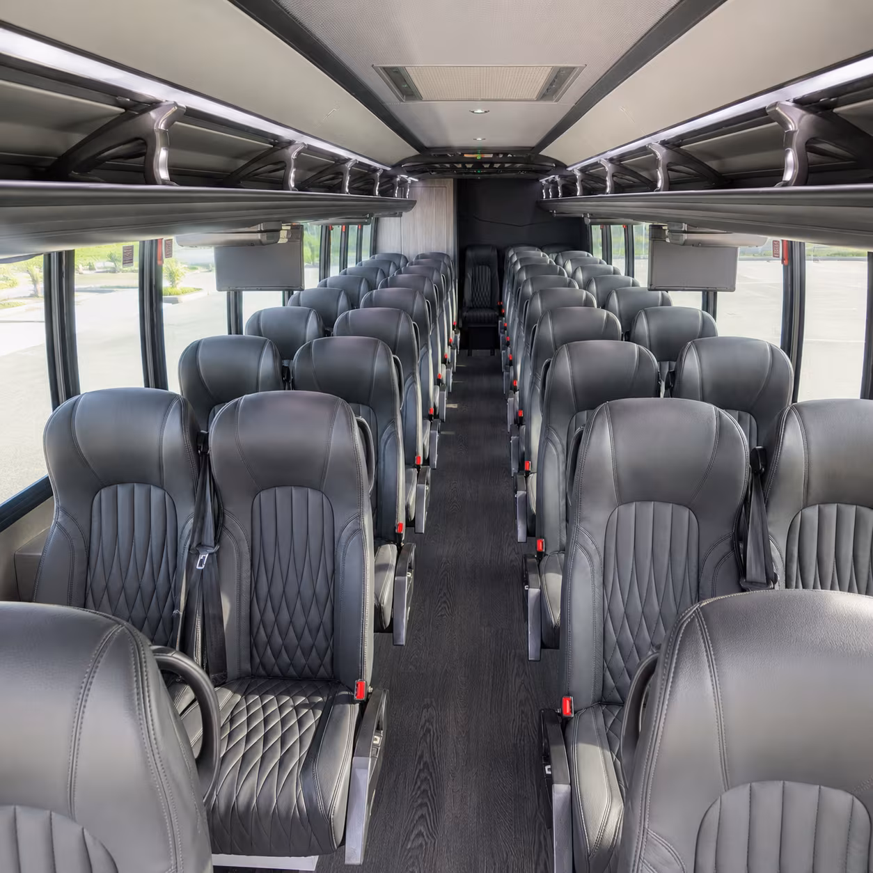 st george 30 passenger minibus inside