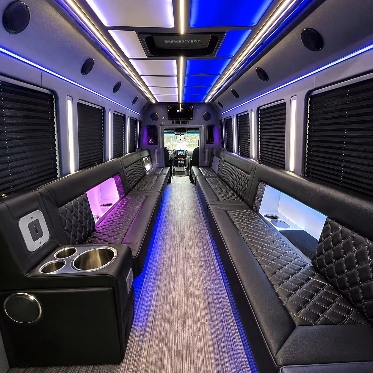 st george party bus inside